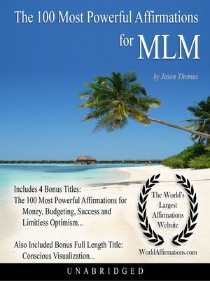 cover image of The 100 Most Powerful Affirmations for Multi-Level Marketing